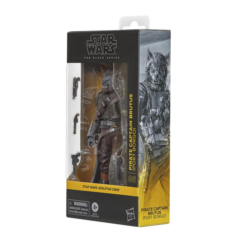 Star Wars: Skeleton Crew Black Series Action Figure Pirate Capitaine Brutus (Port Borgo) 15 cm 2