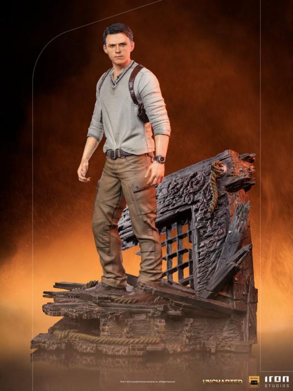 Uncharted Movie: Nathan Drake 1/10 Deluxe Art Scale Statue - Iron Studios