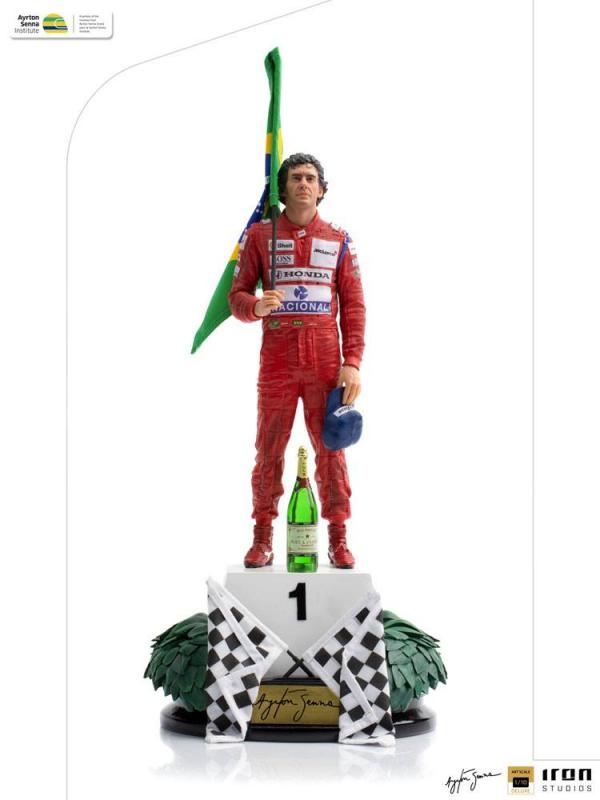 Ayrton Senna Art Scale: Ayrton Senna (GP Brazil 1991) - Statue 1/10 - Iron Studios