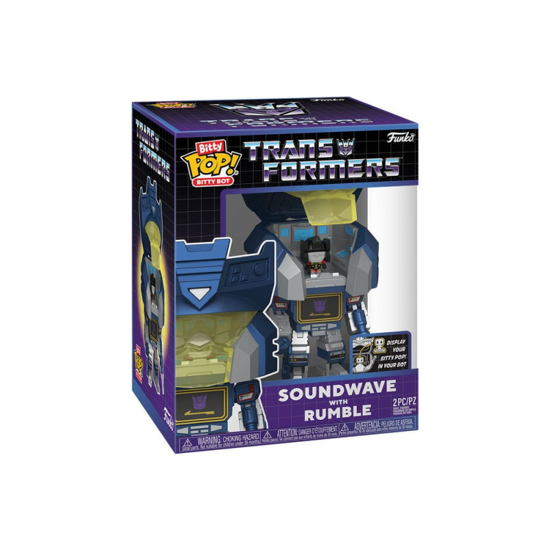 Bitty POP! Bots Figure 4-Pack TR- Soundwave 2,5 cm 5
