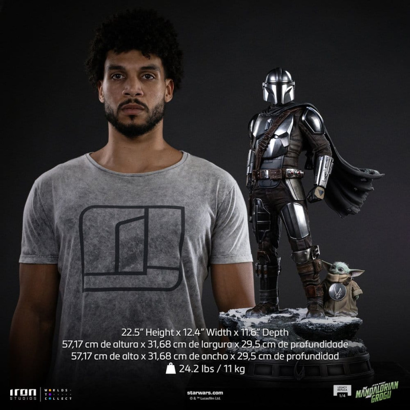 The Mandalorian & Grogu Legacy Replica Statue 1/4 The Mandalorian and Grogu 57 cm 3