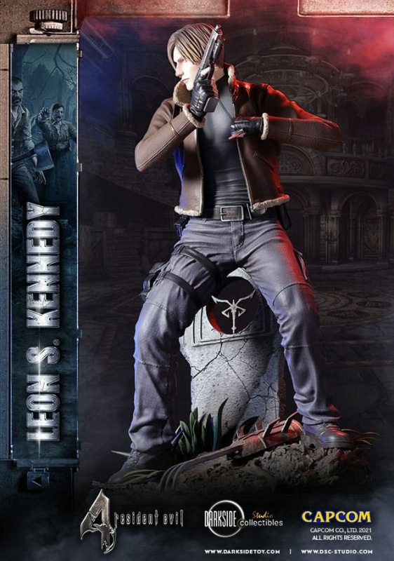 Resident Evil Premium Statue Leon Kennedy 50 cm 5