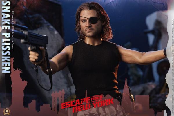 Escape from New York Crown Series Action Figure 1/6 Snake Plissken (Real Hair Version) 30 cm 5