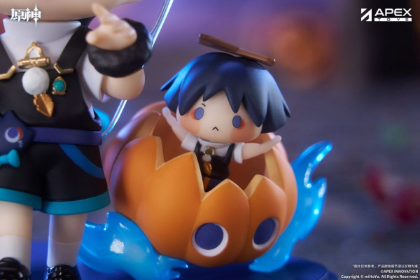 Genshin Impact You Ye Qi Xiang Series Chibi Chara PVC Statue Wanderer 10 cm 1