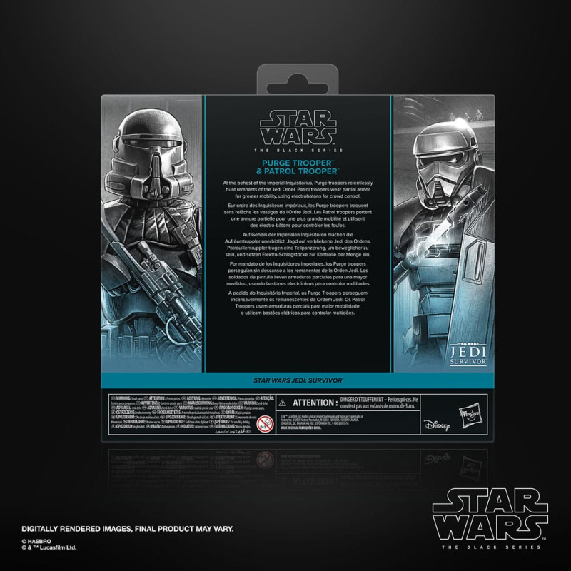 Star Wars Jedi: Survivor Black Series Action Figure 2-Pack Purge Trooper & Patrol Trooper 15 cm 9