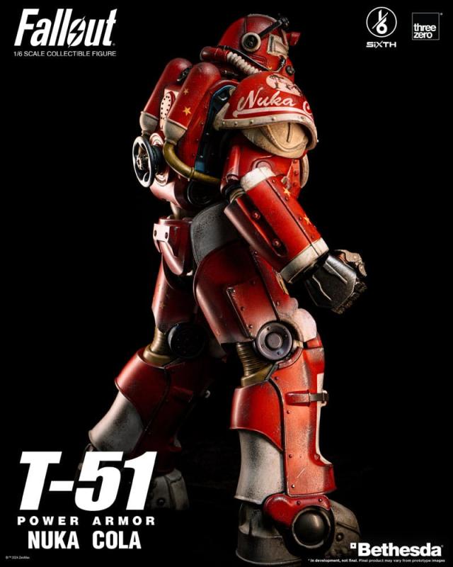 Fallout Action Figure 1/6 T-51 Nuka Cola Power Armor 37 cm