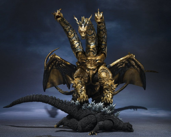 Godzilla S.H.MonsterArts Action Figure Kaizer Ghidorah 25 cm 5