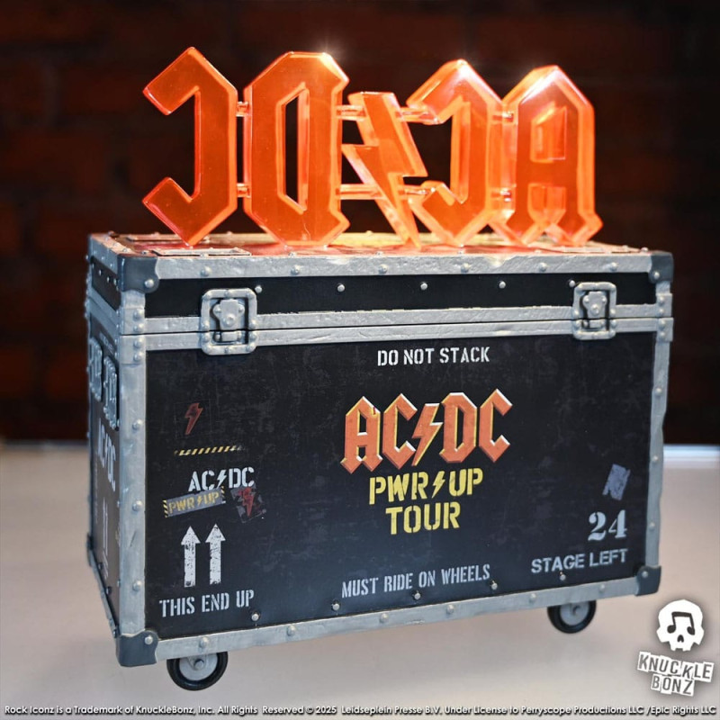 AC/DC Rock Ikonz On Tour Statue PWR UP Tour Road Case 13