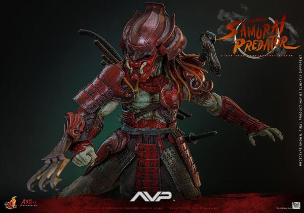 Alien vs. Predator Artist Collection Action Figure 1/6 Akaoni Samurai Predator 35 cm