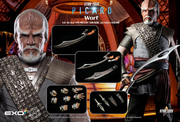 Star Trek: Picard Action Figure 1/6 Worf 30 cm 12