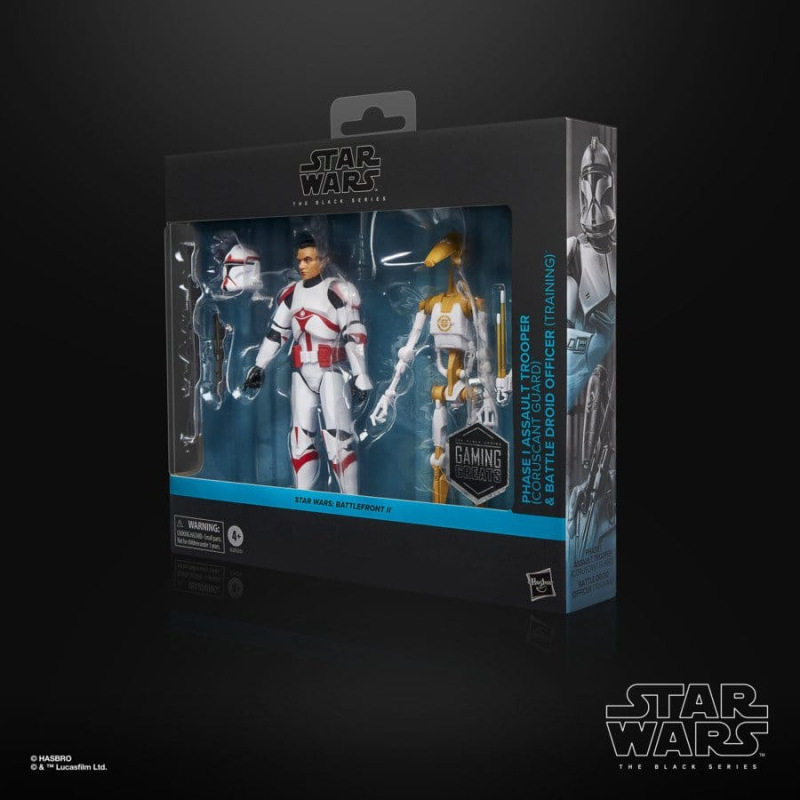 Star Wars: Battlefront II Black Series Action Figure 2-Pack Phase I Assault Trooper & Battle Droid O 3