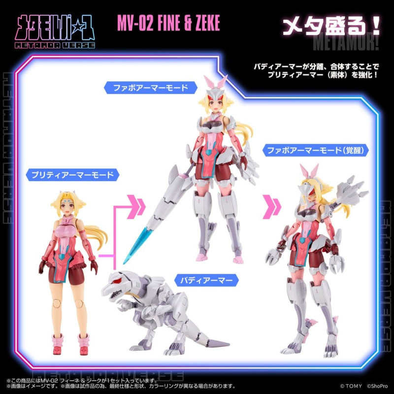 Zoids Plastic Model Kit 1/10 MV-02 Fine & Zeke 18 cm 5