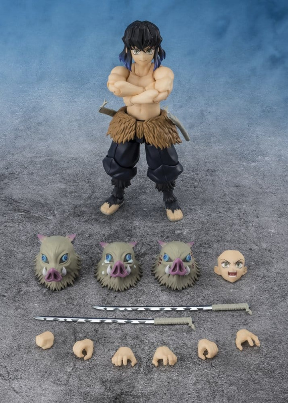 Demon Slayer: Kimetsu no Yaiba S.H. Figuarts Action Figure Inosuke Hashibira 14 cm 6