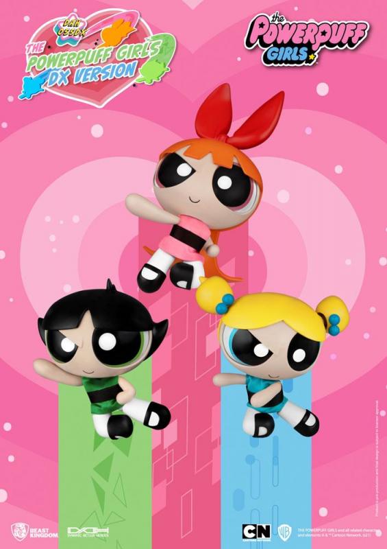 Powerpuff Girls: Blossom, Bubbles & Buttercup 1/9 Action Figure - Beast Kingdom Toys