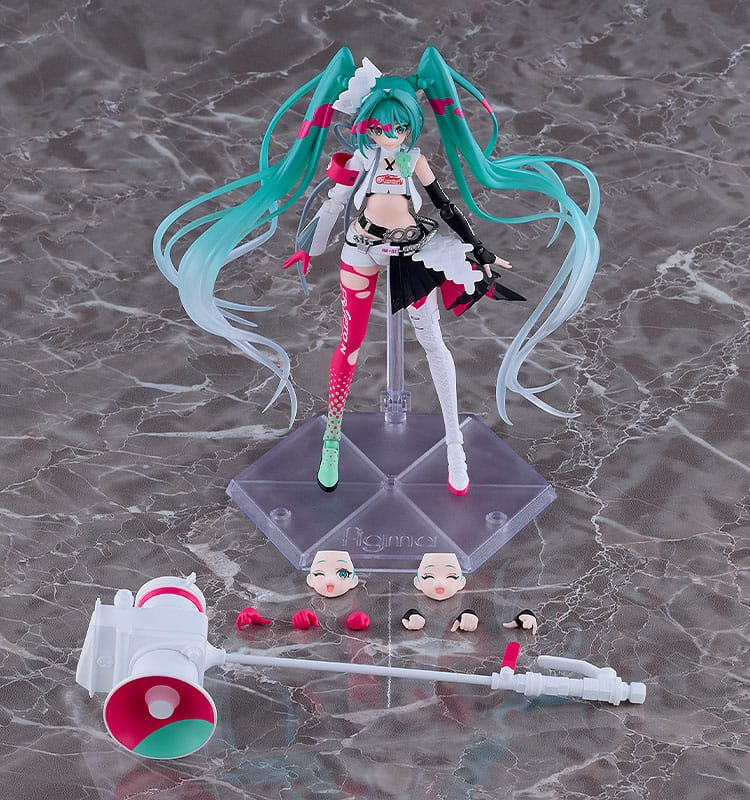 Hatsune Miku GT Project Figma Action Figure Racing Miku 2025 Ver. 16 cm 6