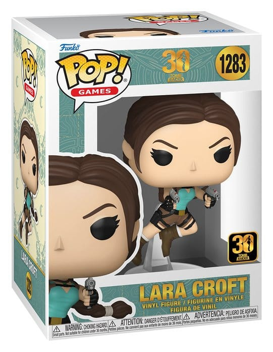 Tomb Raider POP! Games Vinyl Figure Lara Croft (30th Anniversary) 9 cm 1