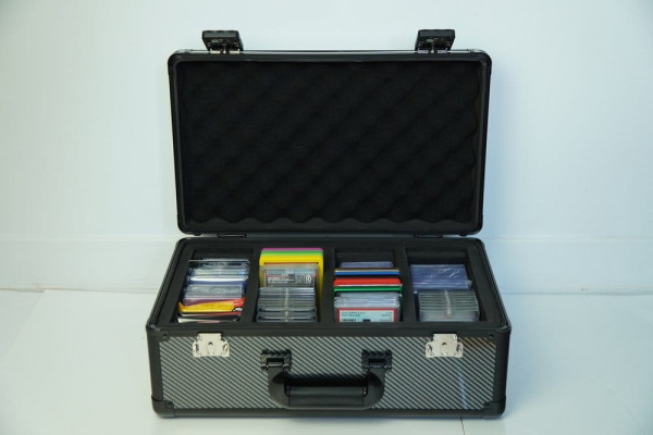 Evoretro Trading Card Storage Box for 120 Cards XL Gray 10