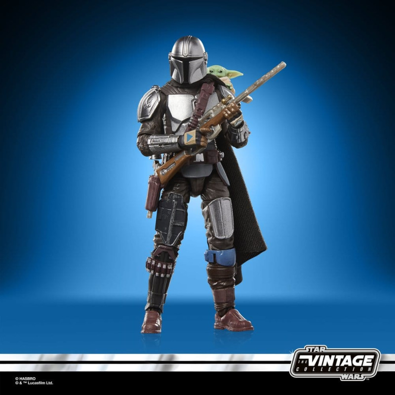 Star Wars: The Mandalorian & Grogu Vintage Collection Action Figure The Mandalorian & Grogu 10 cm 6