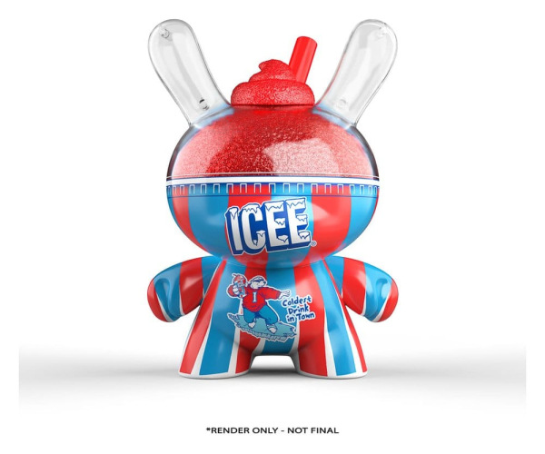 Icee Dunny Art Figure Cherry Icee 20 cm 1