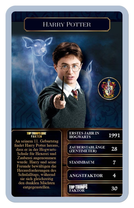 Harry Potter Card Game Top Trumps Witches and Wizards New Version *German Version* 1