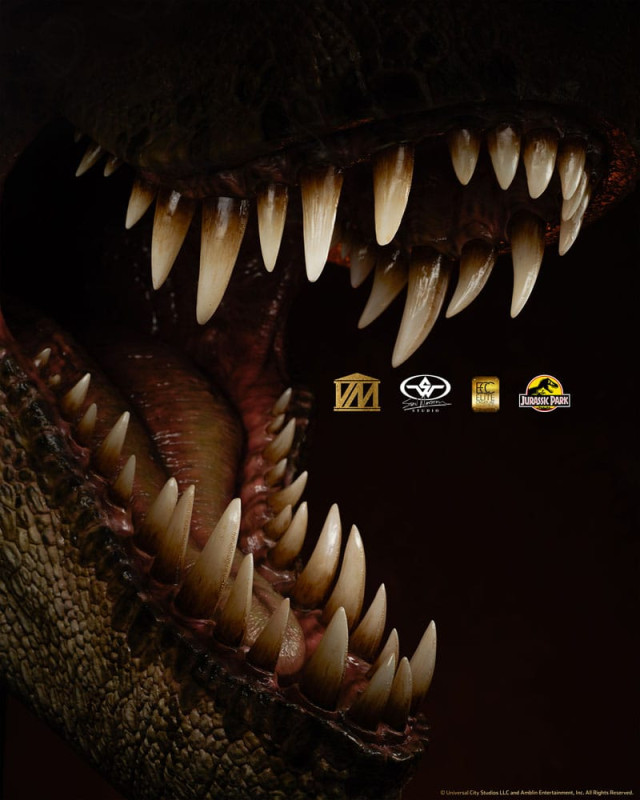 Jurassic Park 1/2 Statue T-Rex Head 105 cm 9