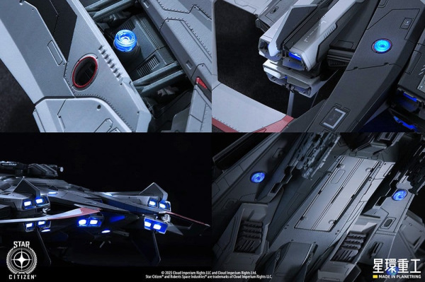 Star Citizen Pre-assembled Plastic Model Kit 1/100 Anvil F8C Lightning Pre-Assembled Finished Model 5