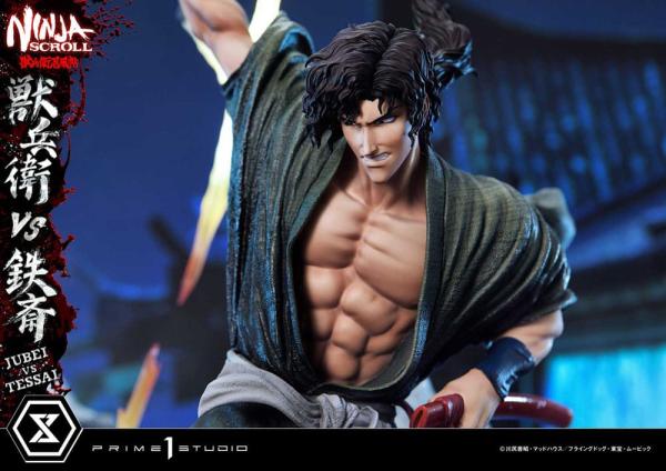 Ninja Scroll Ultimate Premium Masterline Series Statue 1/4 Jubei Versus Tessai 101 cm