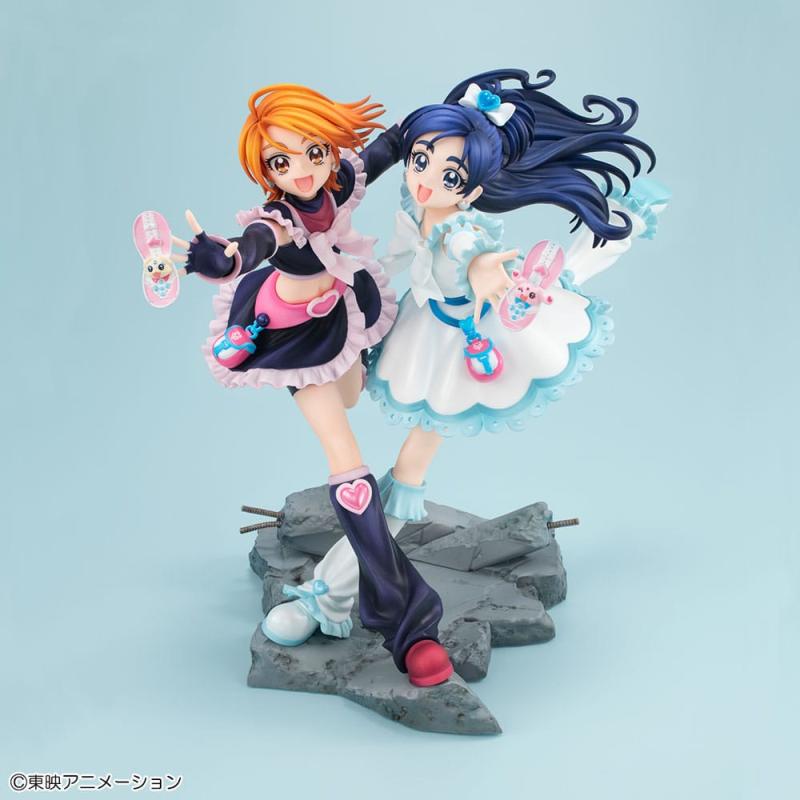 Pretty Cure PVC Statue Cure Black & Cure White