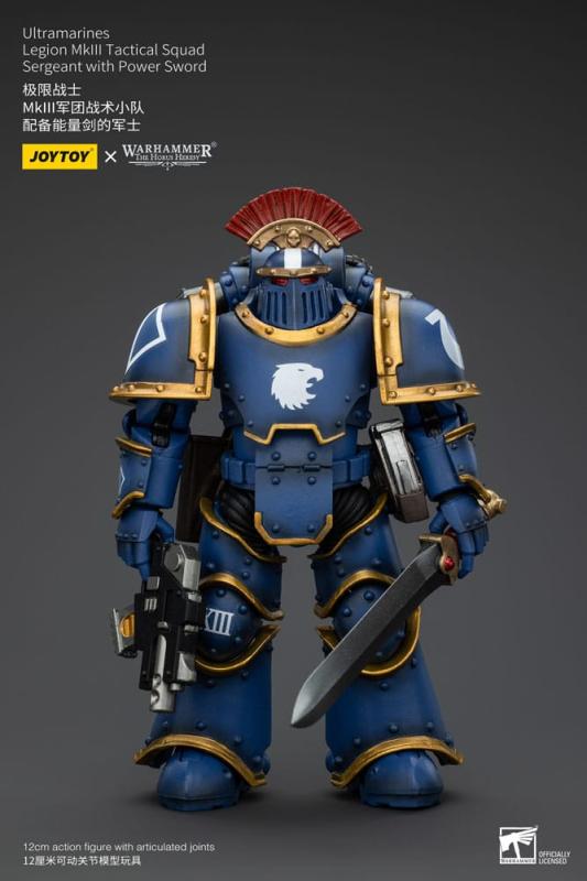 Warhammer The Horus Heresy Action Figure 1/18 Ultramarines Legion MKIII Tactical Squad Sergeant with