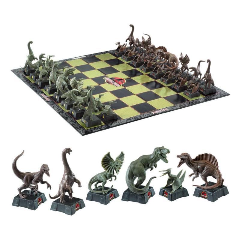 Jurassic Park Chess Set Dinosaurs - Noble Collection