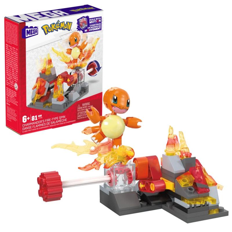 Pokémon MEGA Construction Set Charmander's Fire-Type Spin