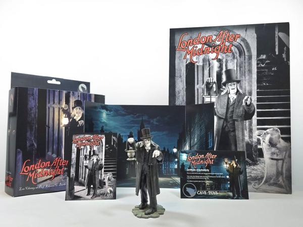 London After Midnight Statue 1/10 Lon Chaney Black & White Ver. 16 cm 1