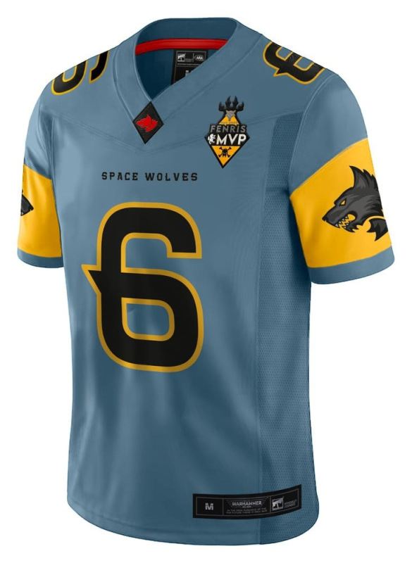 Warhammer 40,000 Sports Jersey Shirt Space Wolves - XL 6