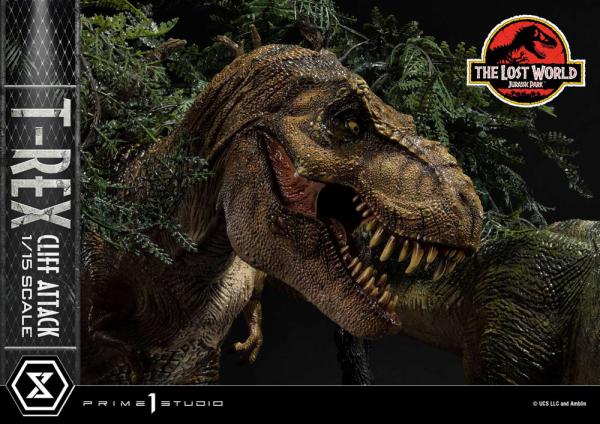 Jurassic World The Lost World: T-Rex Cliff Attack 1/15 Statue - Prime 1 Studio