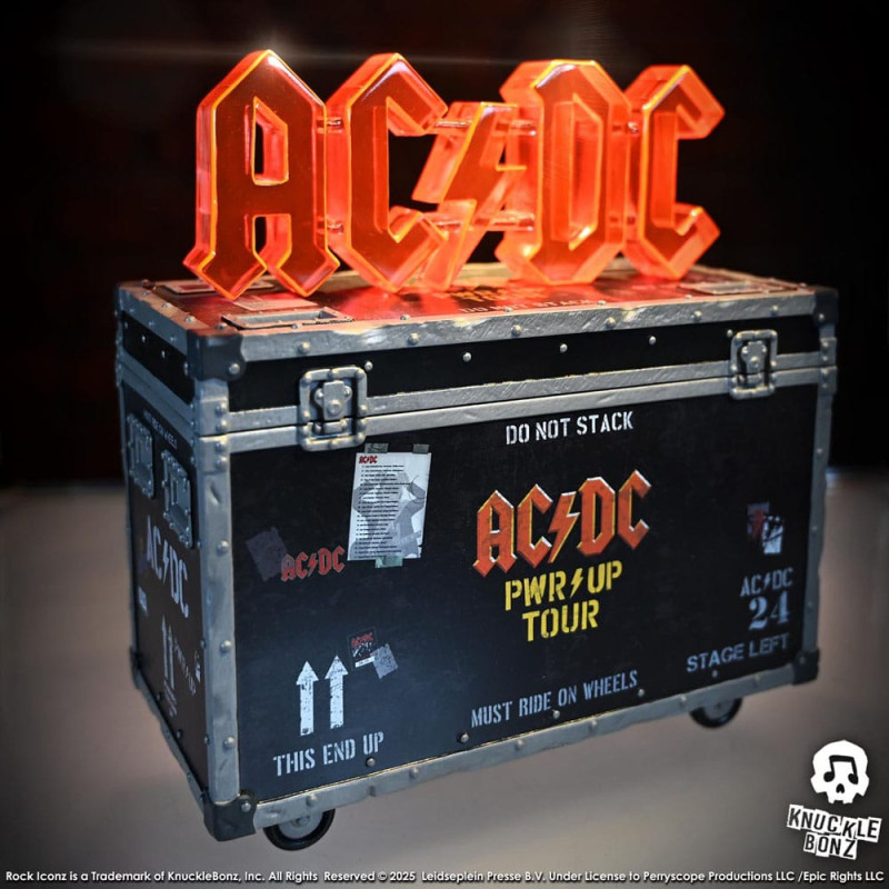 AC/DC Rock Ikonz On Tour Statue PWR UP Tour Road Case 11