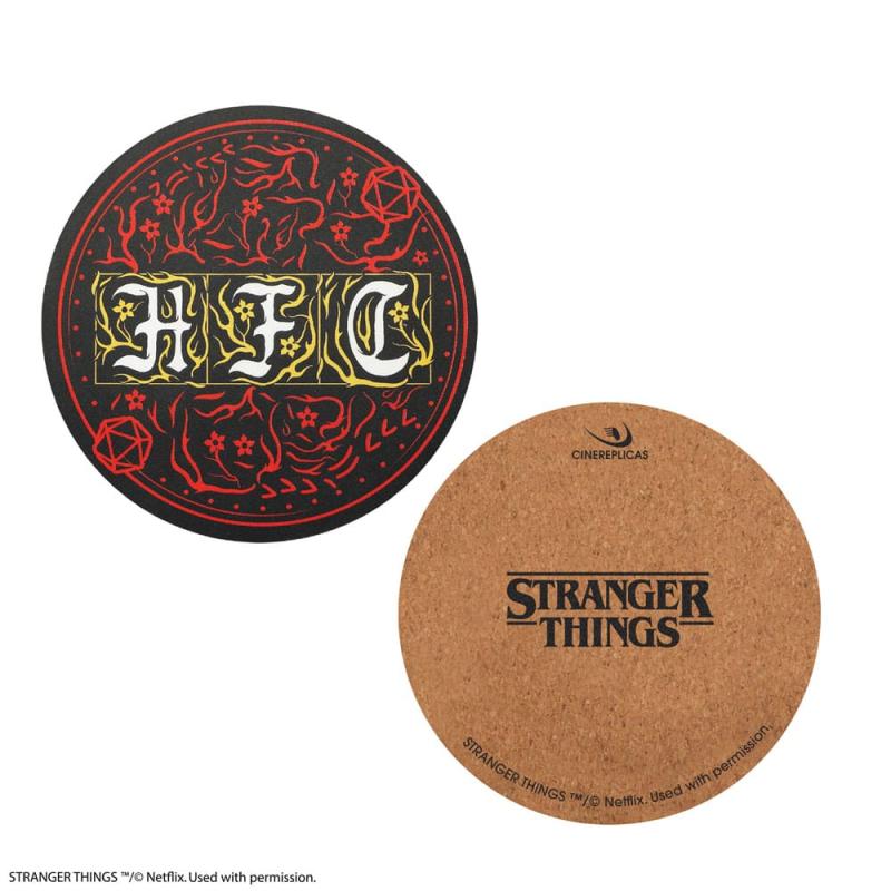 Stranger Things Coaster 2-Pack Hellfire Club