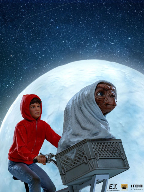 E.T. the Extra-Terrestrial Deluxe Art Scale Statue 1/10 E.T. & Elliot 27 cm 10