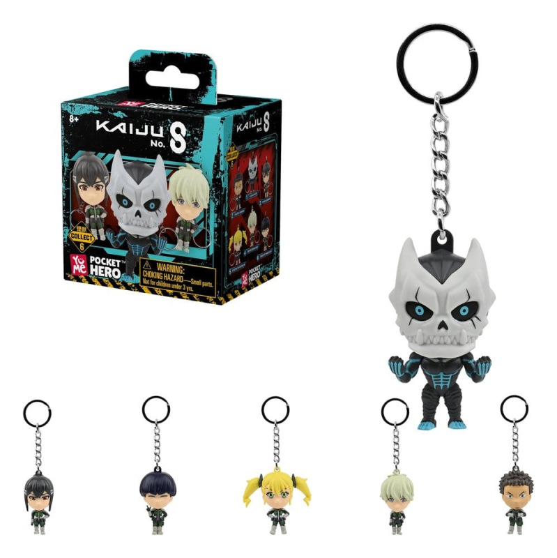Kaiju No. 8 Pocket Hero Keychain Series 1 Blind Box Display (12) 7