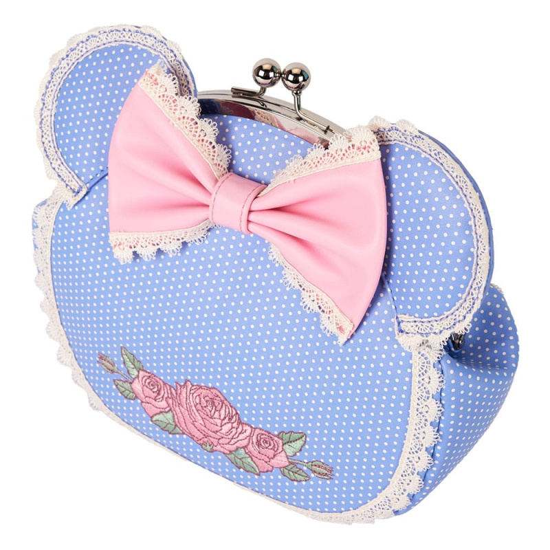 Disney by Loungefly Crossbody Minnie Floral and Lace Kisslock 3