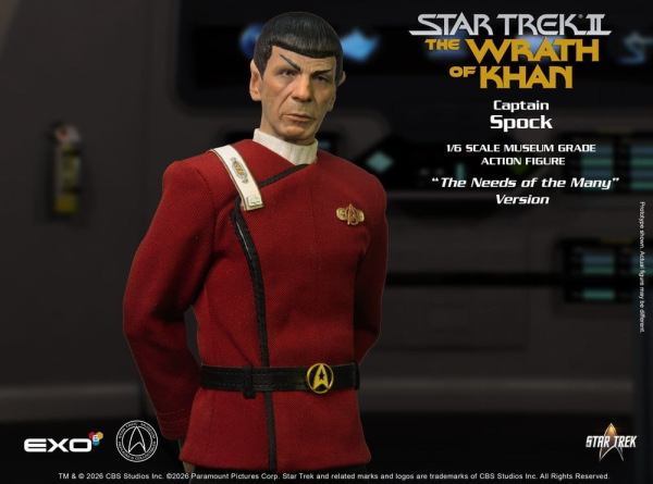 Star Trek: The Wrath of Khan Action Figure 1/6 Captain Spock Needs of the Many Version 30 cm 7