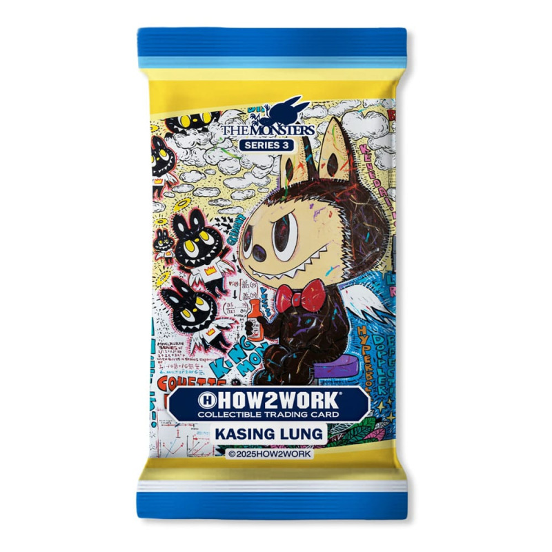 How2work Labubu Collectible Chrome Trading Cards The Monsters Series 3 (10) 5