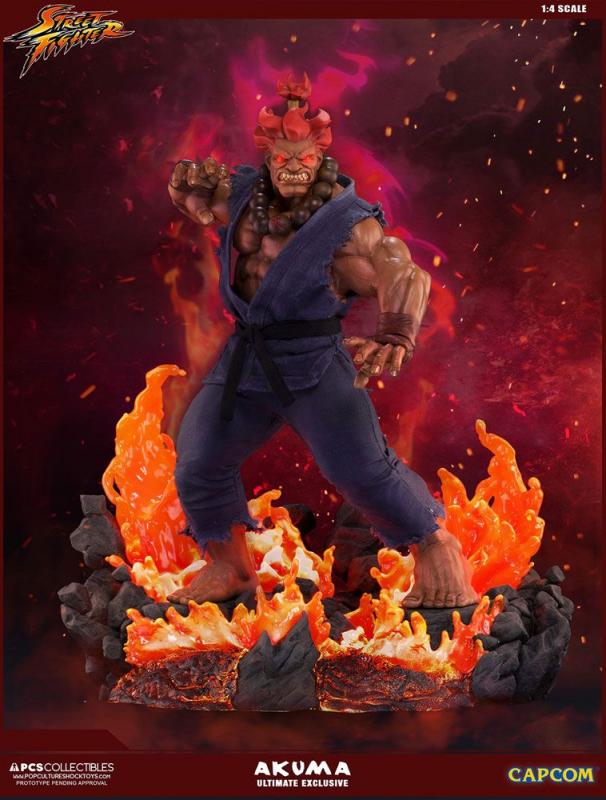 Street Fighter: Akuma - Mixed Media Statue 1/4 Ultimate Exclusive - Pop Culture Shock