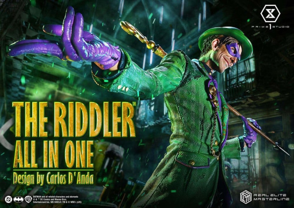 DC Comics Real Elite Masterline Series Statue 1/3 The Riddler All In One (Design by Carlos D'Anda) 7 1
