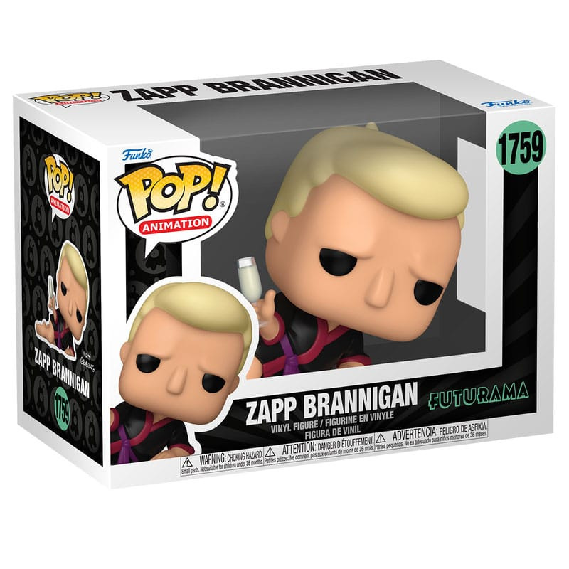Futurama Pop! Animation Vinyl Figure Zapp Brannigan 9 cm 1