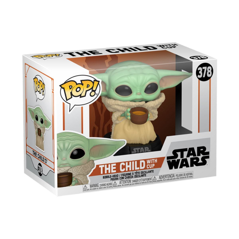 The Mandalorian POP! Star Wars Vinyl Figure The Child w/ Cup 9 cm 1