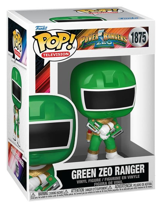 Power Rangers Zeo POP! Movies Vinyl Figures Zeo Ranger Green 9 cm 1