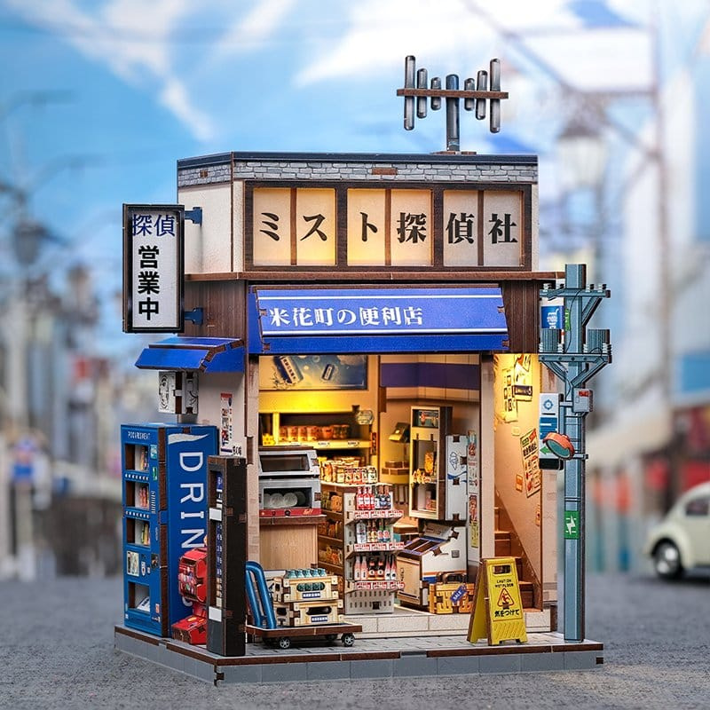 Miniature House Model Kit Beika-cho Convenience Store 22 x 15 cm 12
