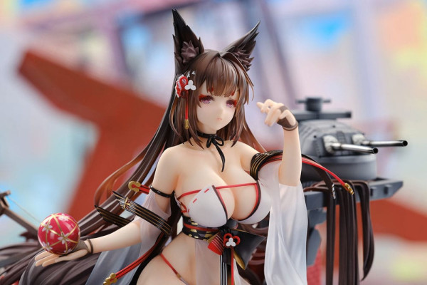 Azur Lane PVC Statue 1/7 Amagi Wending Waters Serene Lotus Ver. Acrylic Special Edition w/Display 25 3
