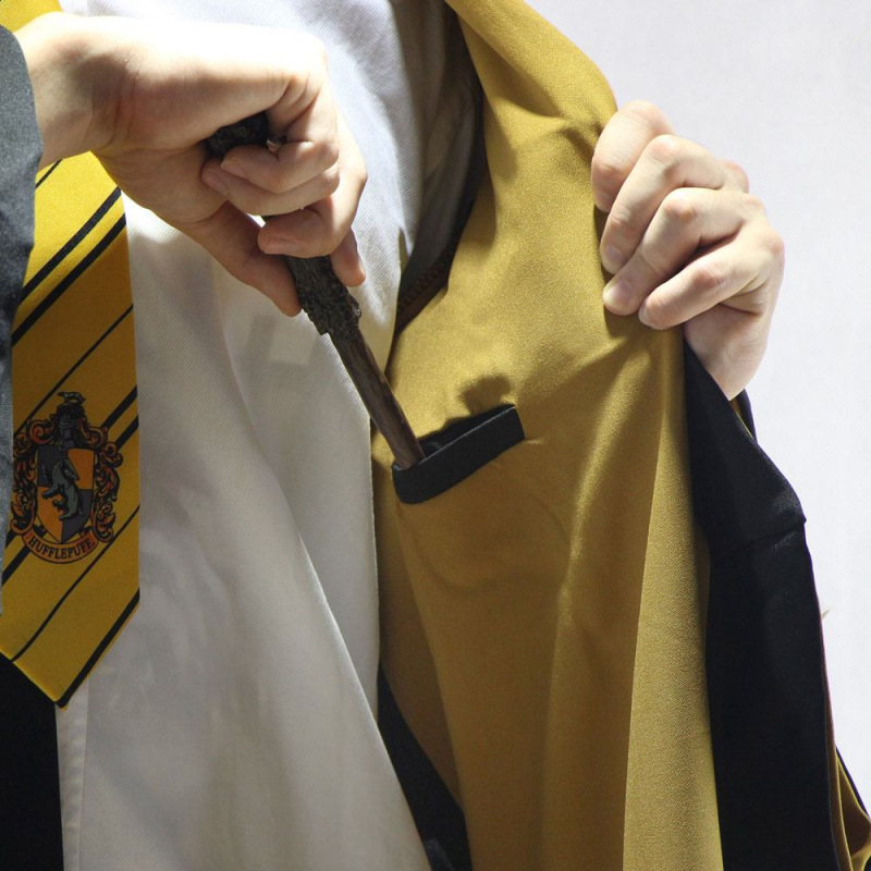 Harry Potter Wizard Robe Cloak Hufflepuff Size L 4