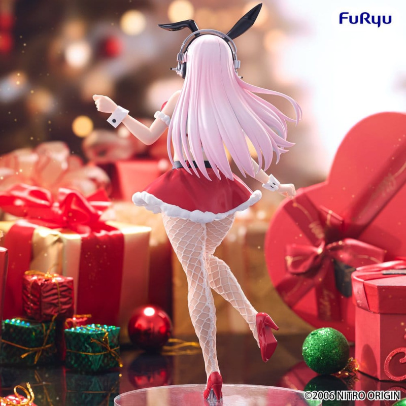 Super Sonico BiCute Bunnies PVC Figure Santa Ver. 30 cm 2